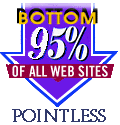 Pointless Communications Bottom 95% of All Web Sites Award